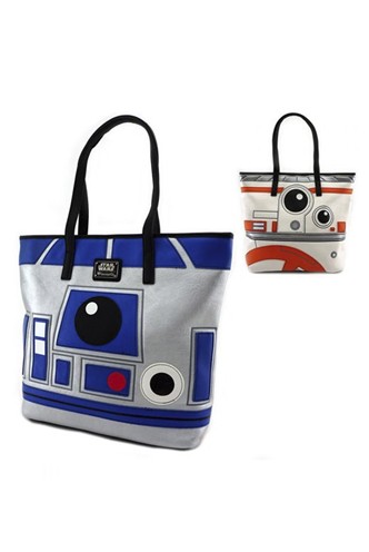 Loungefly Star Wars R2 D2 BB 8 Big Face Tote Purse Funko
